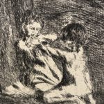 Les Pauvres, suite des Saltimbanques - Pablo Picasso (detail)