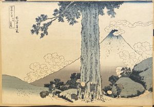 Hokusai_La passe de Mishima dans la province de Kai