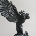 Ghyslain Bertholon Bon voyage Monsieur Goya, 2021 Sculpture / Bronze patiné / 8 ex. numérotés 20 x 24 x 12 cm