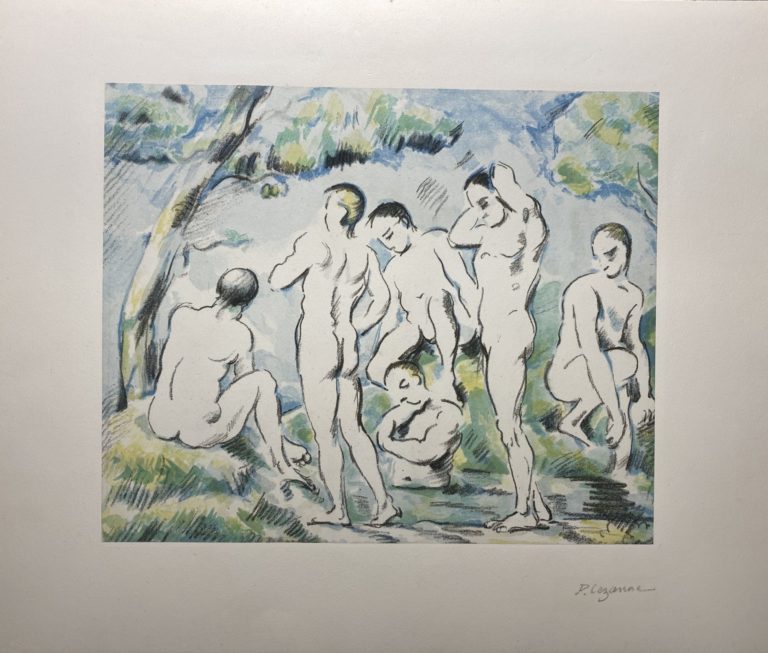 Cézanne - Les Petits Baigneurs ou Le Bain, 1897