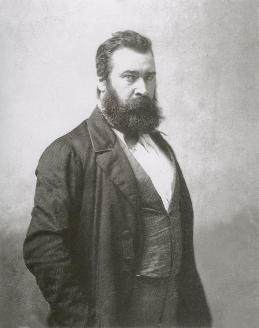 Jean-François Millet photographié par Nadar.