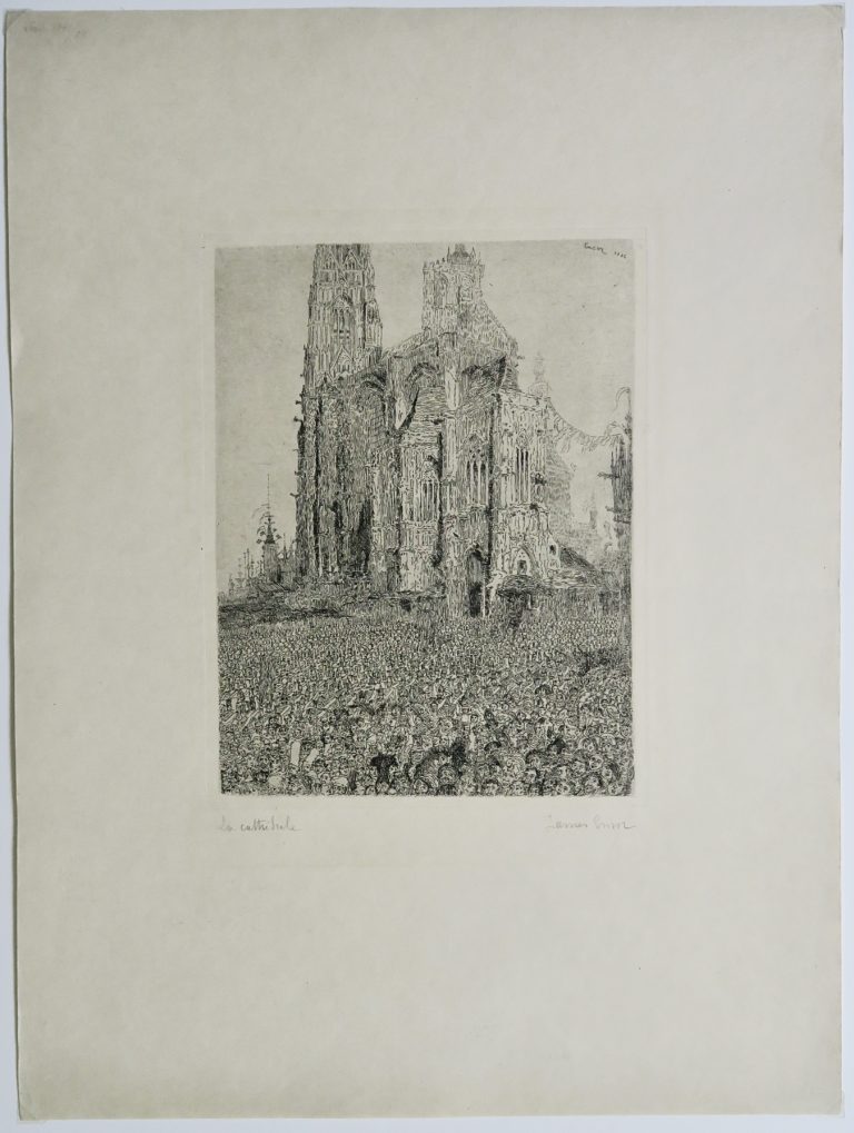James Ensor (1860-1949), La Cathédrale (seconde planche)