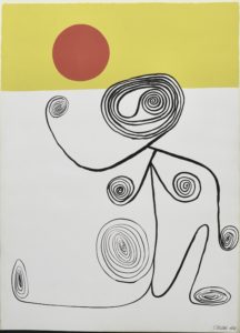 Alexander Calder (1898-1976),Nu en Été