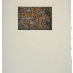 Joan Miró (1893-1983), La Lumière de la Lame (composition en brun et noir)