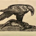Paul Jouve (1878-1973), Eagle enserrant un lièvre