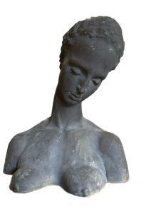 Wilhelm Lehmbruck (1880-1919), Buste de jeune Femme (recto)