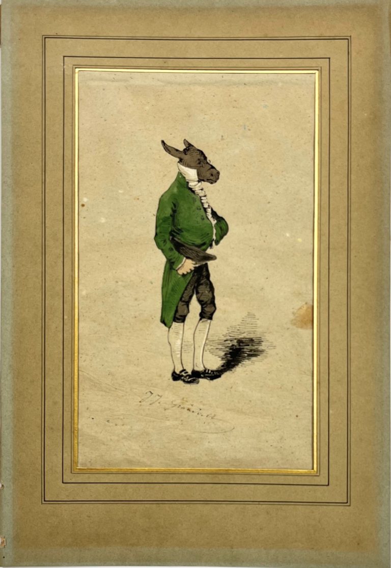 Jean-Jacques Grandville (1803-1847), L'Âne Bourgeois