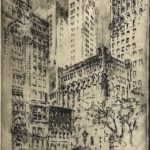 Joseph Pennell (1857-1826), Four Story House, New york