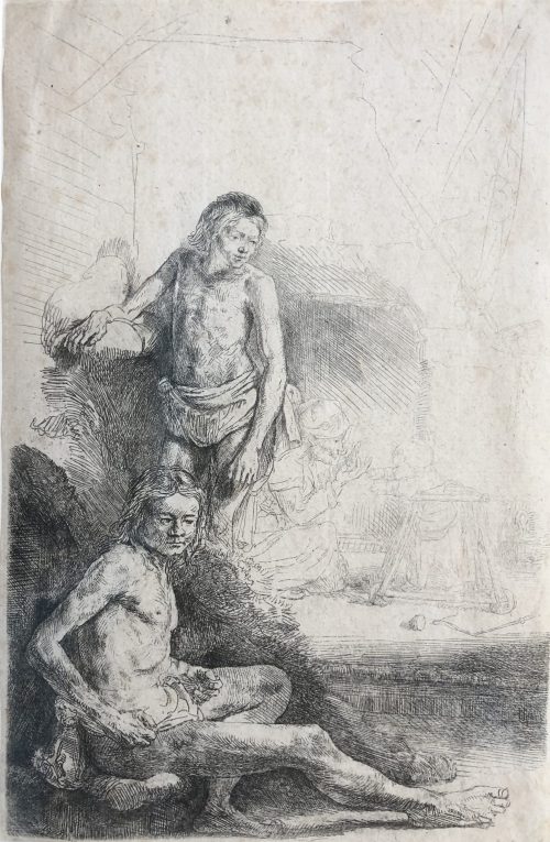 Figures académiques d'hommes - Rembrandt