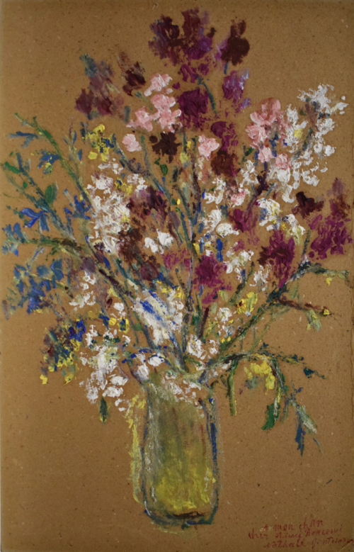 Attribué à Natalia Gontcharova (1881-1962) Bouquet de Fleurs