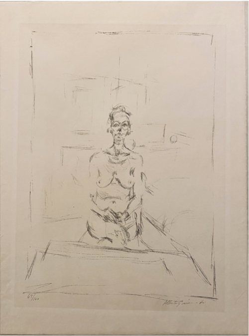 Femme nue assise III - Alberto Giacometti