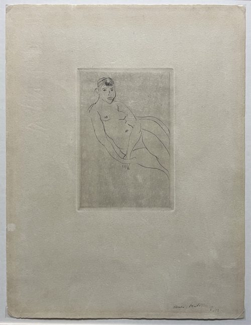Henri Matisse, Nu assis