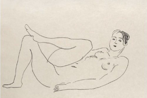 Matisse_Nu couché jambe repliée, 1925