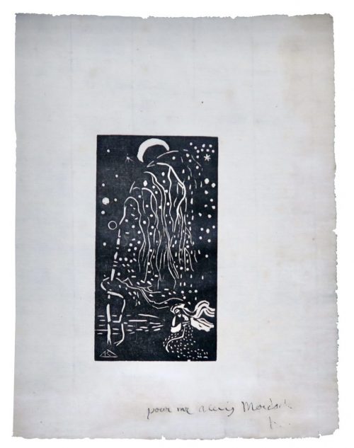 Vassily Kandinsky (1866 - 1944). Femme au clair de Lune